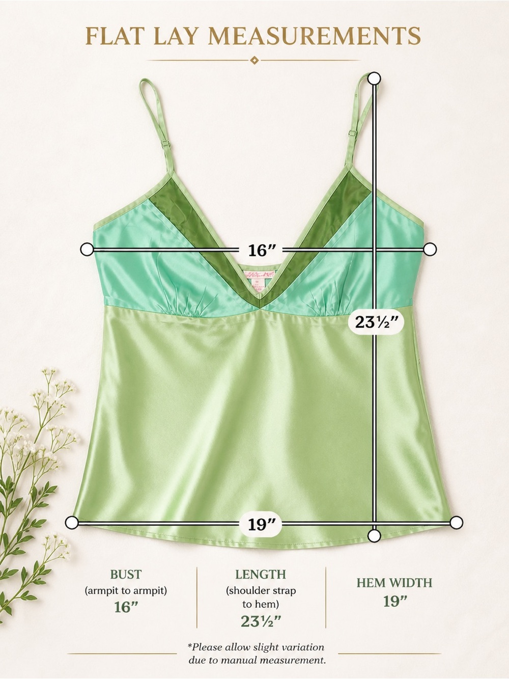 NWT Gold Hawk 100% Silk Lime Sherbet Camisole Adjustable Straps Size Medium - Picture 10 of 13